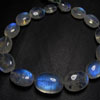 AAAA - high quality - amazing - full flashy fire - rainbow moonstone - smooth polished oval shape briolett - size 7x9 - 11x15 mm 15 pcs
